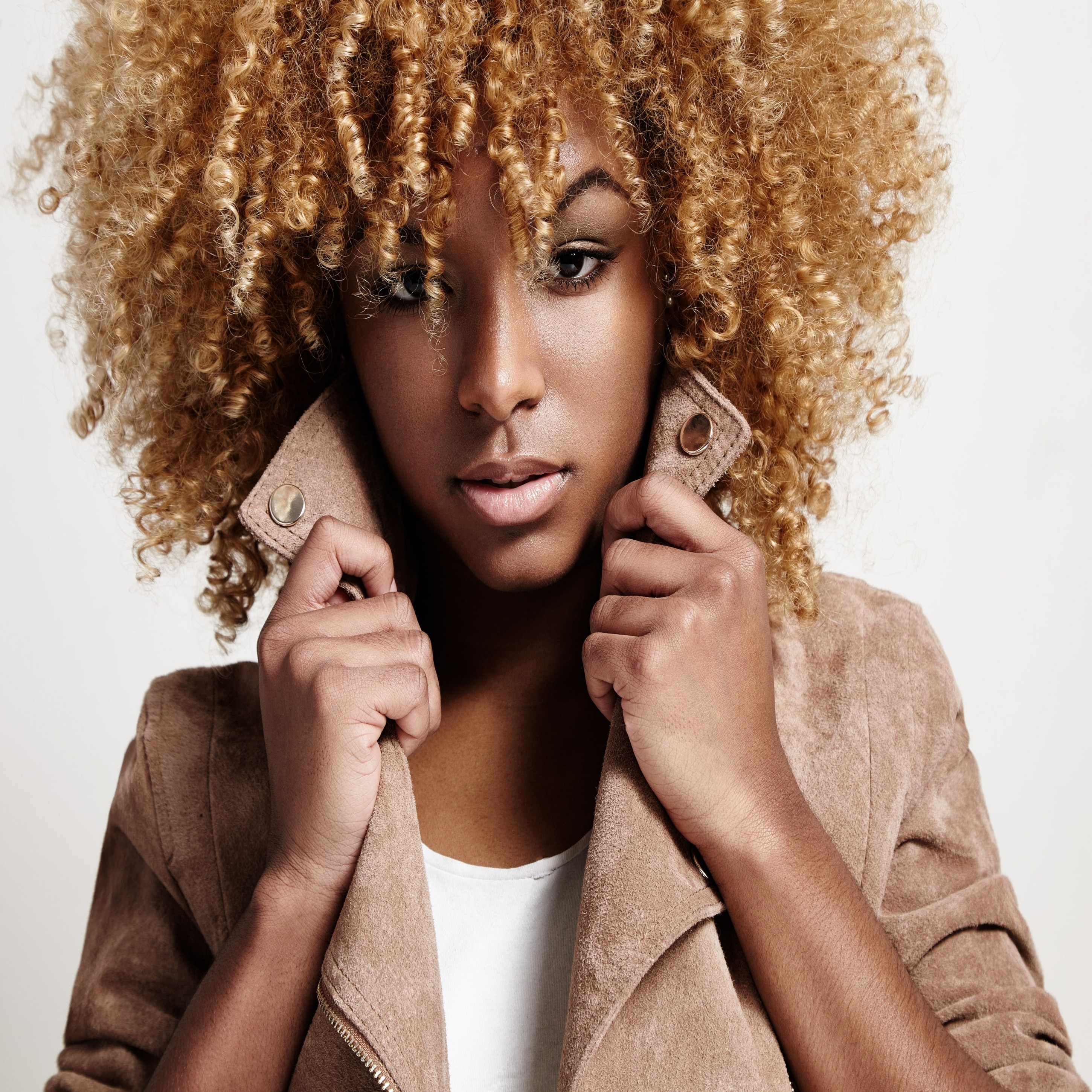 black-women-curly-blond-hair